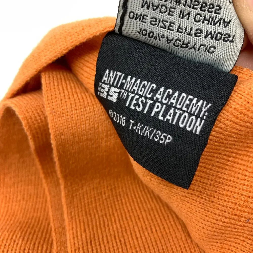 Anti-Magic Academy The 35th Test Platoon Tri Color Striped Scarf O/S Blue Orange